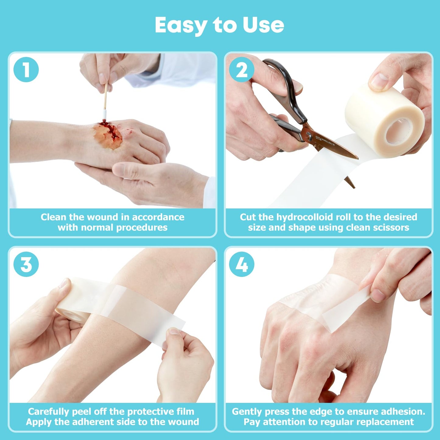 LIFARA™ Hydrocolloid Roll for Wound Care